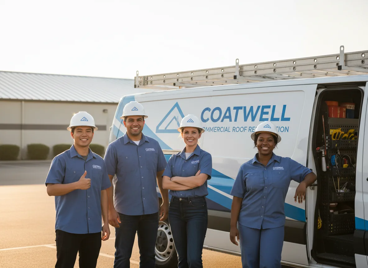 Commercial roof coating company in Townsend, GA